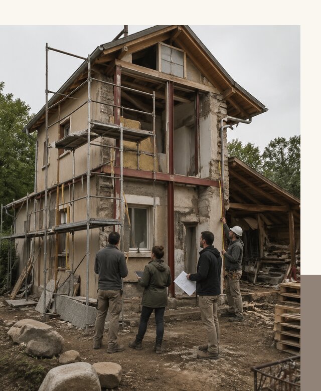 Реконструкция загородного дома под ключ в Великих Луке от бюро