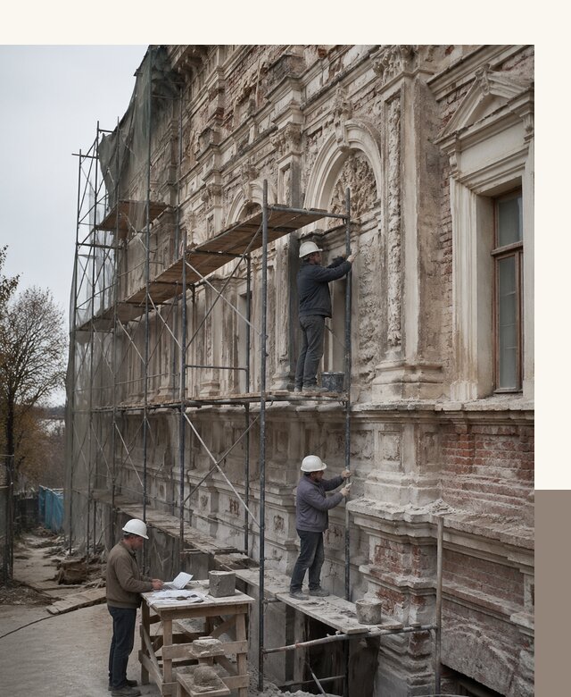 Реставрация объектов культурного наследия под ключ в Великих Луке