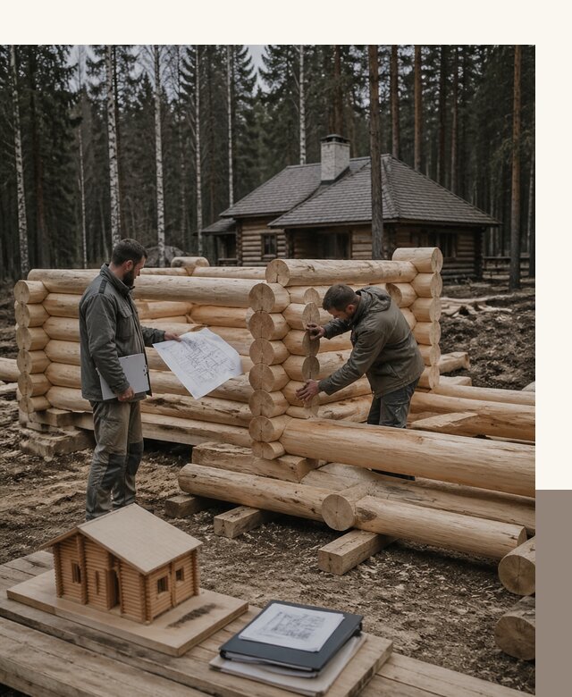 Проектирование и строительство домов из бревна в Великих Луке
